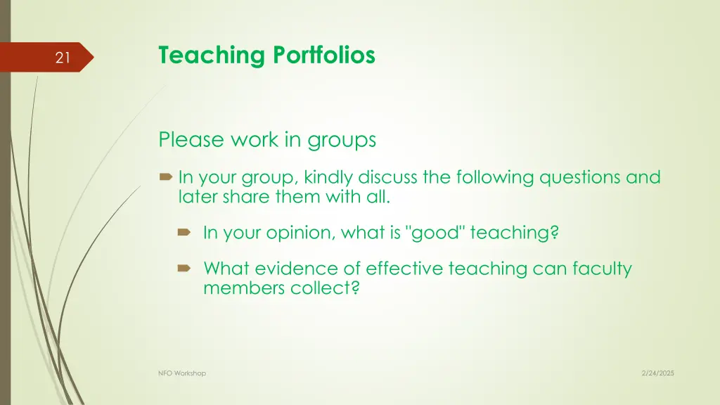 teaching portfolios 1