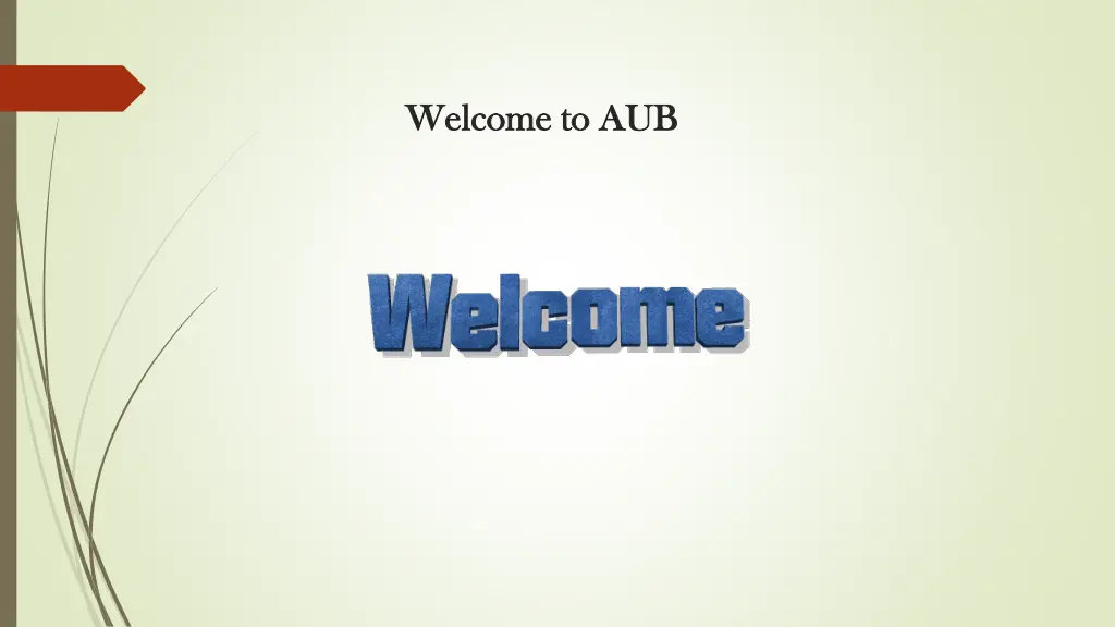 welcome to aub welcome to aub