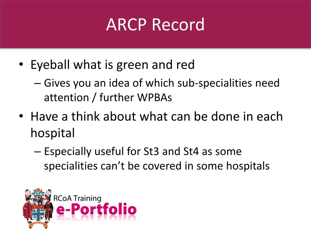 arcp record 1