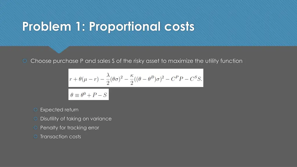 problem 1 proportional costs