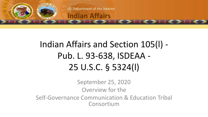 us department of the interior indian affairs