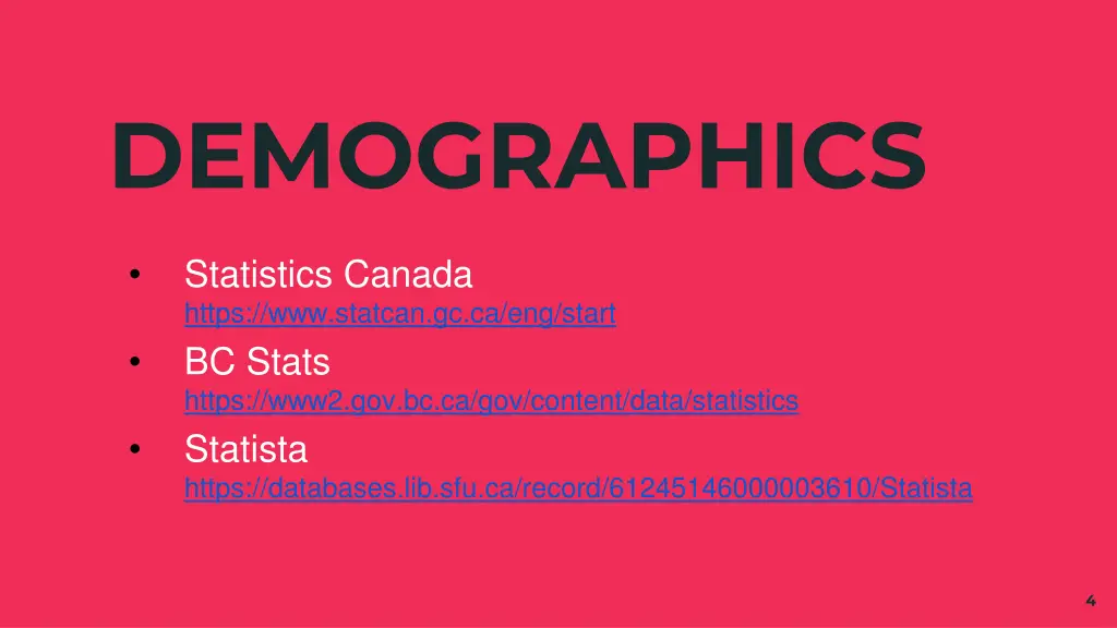 demographics