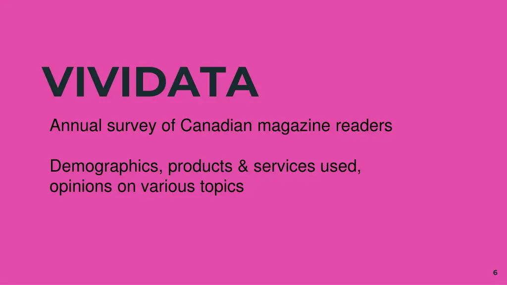 vividata annual survey of canadian magazine