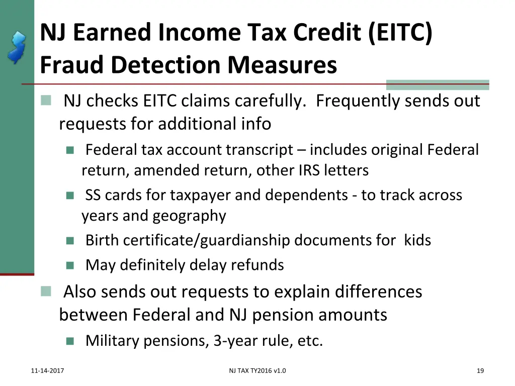 nj earned income tax credit eitc fraud detection