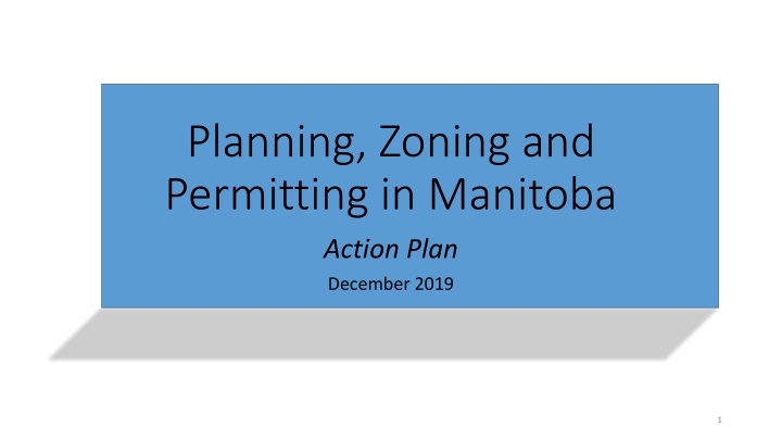 planning zoning and permitting in manitoba action