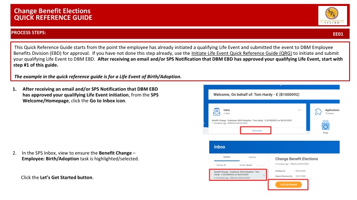 change benefit elections