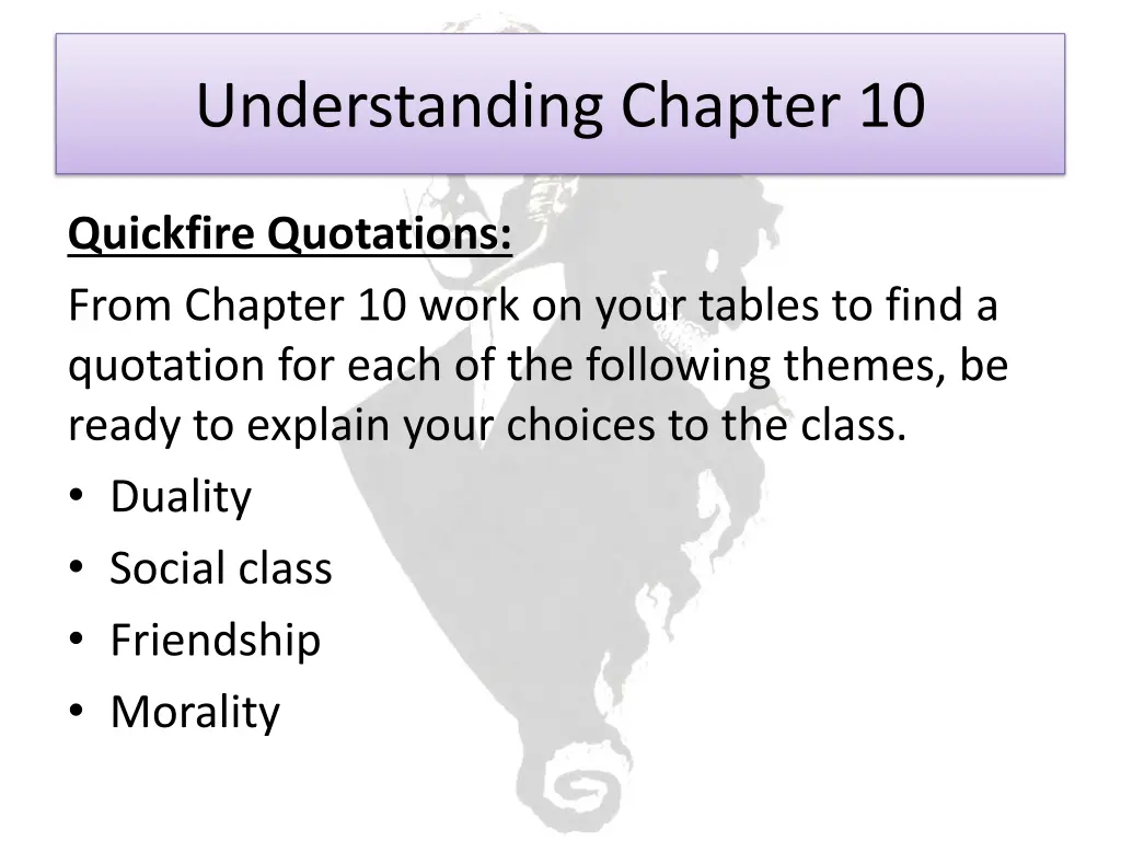 understanding chapter 10