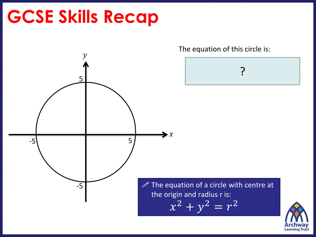 gcse skills recap 1