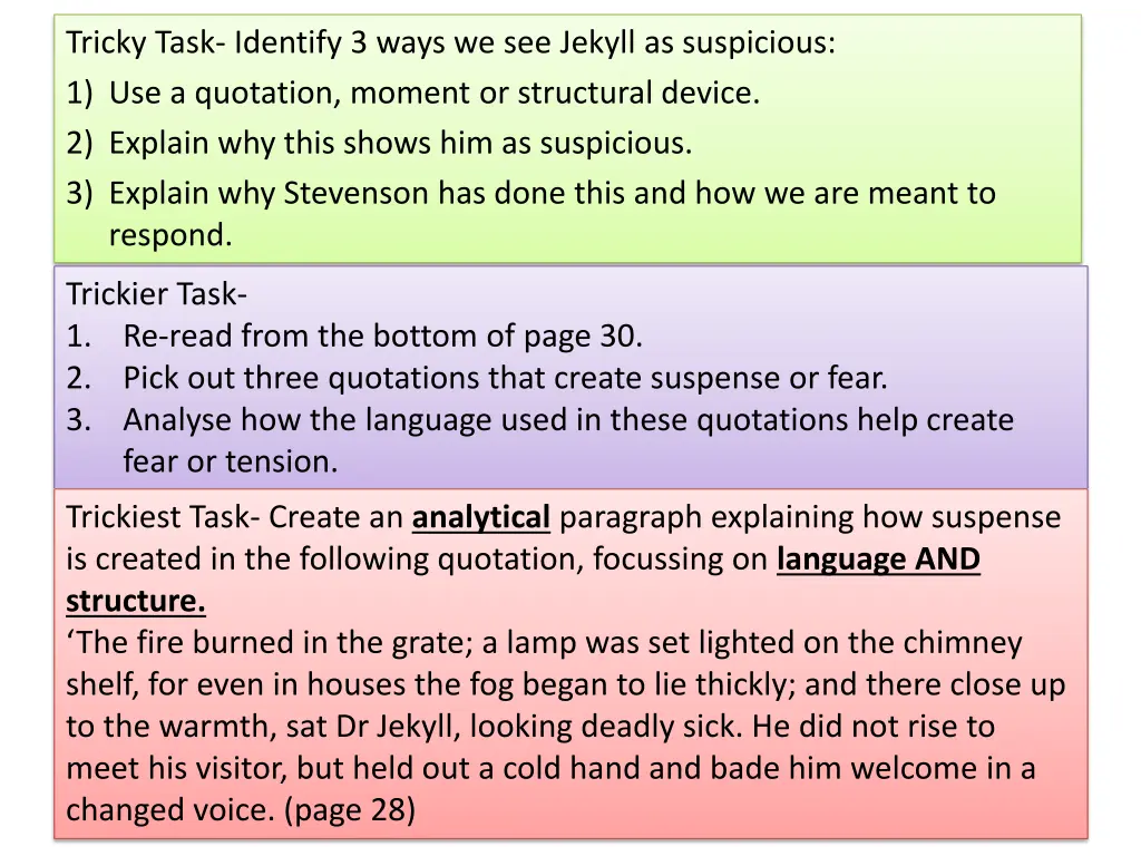 tricky task identify 3 ways we see jekyll