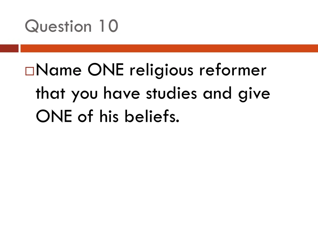 question 10