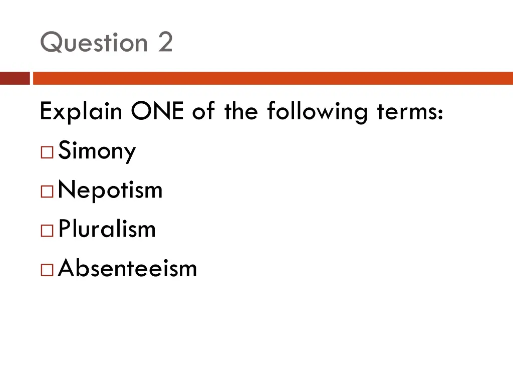 question 2