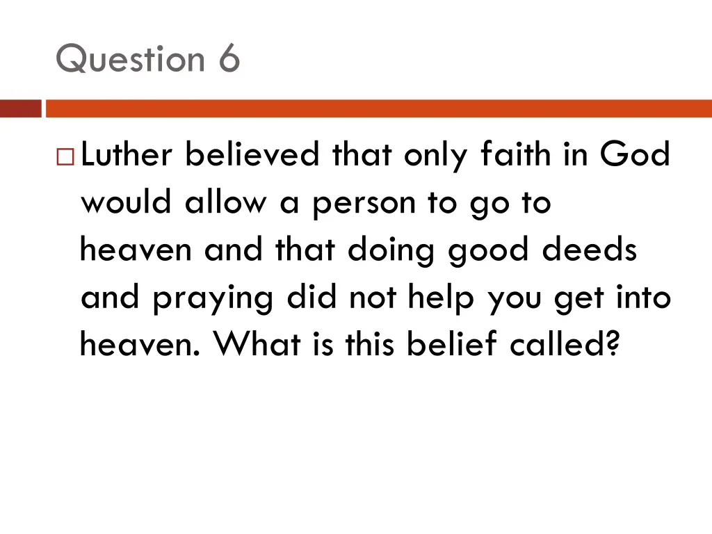 question 6