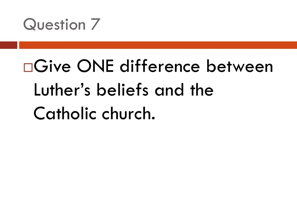question 7