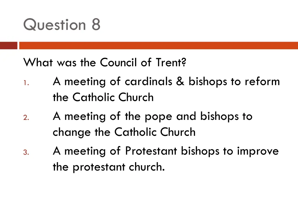 question 8 1