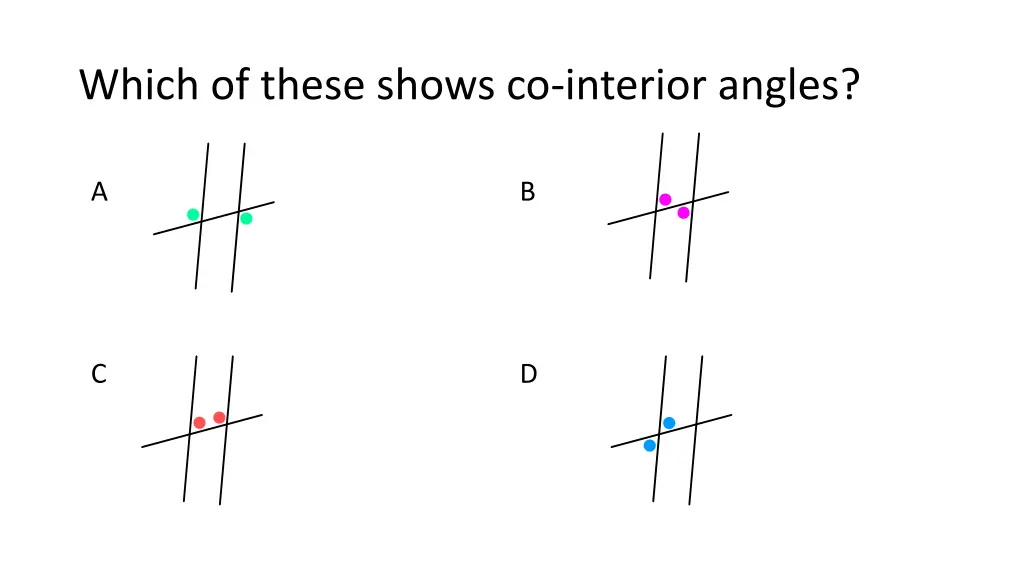 which of these shows co interior angles