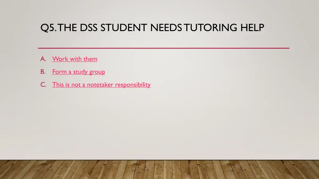 q5 the dss student needs tutoring help