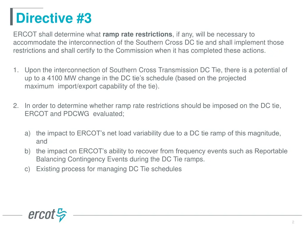 directive 3
