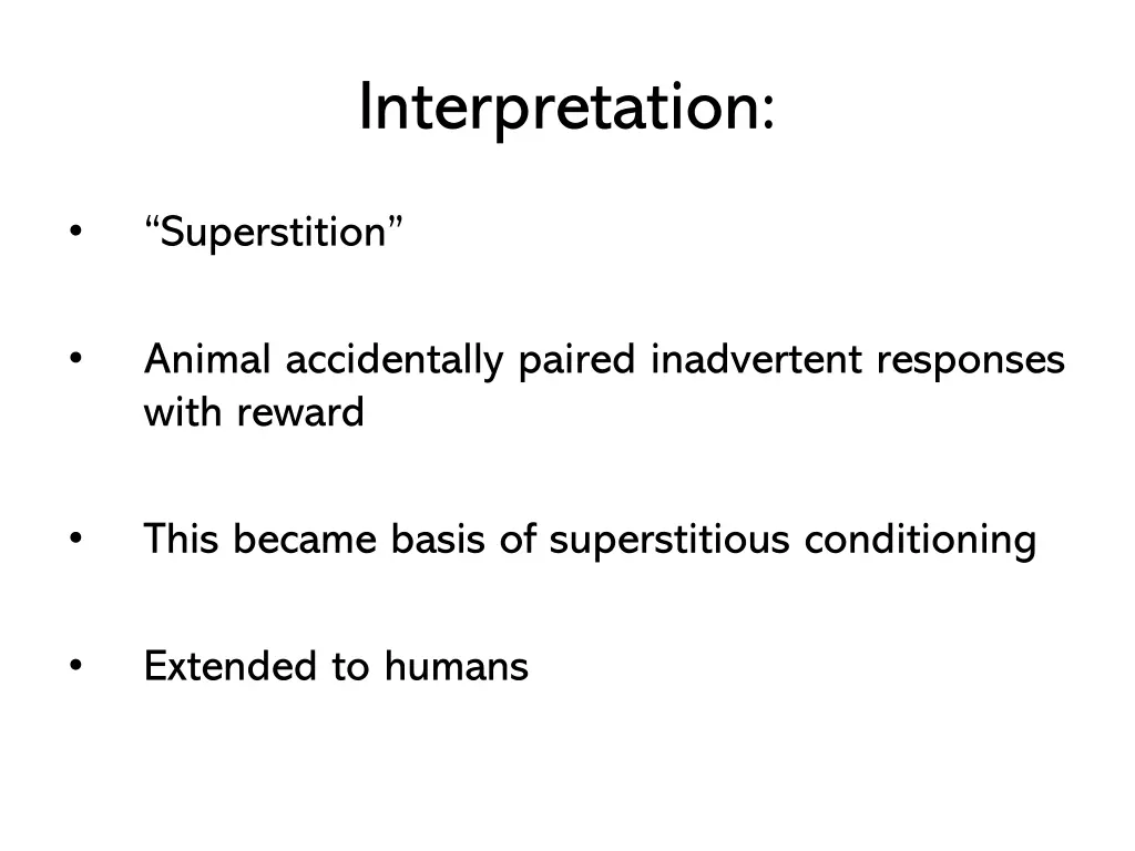 interpretation