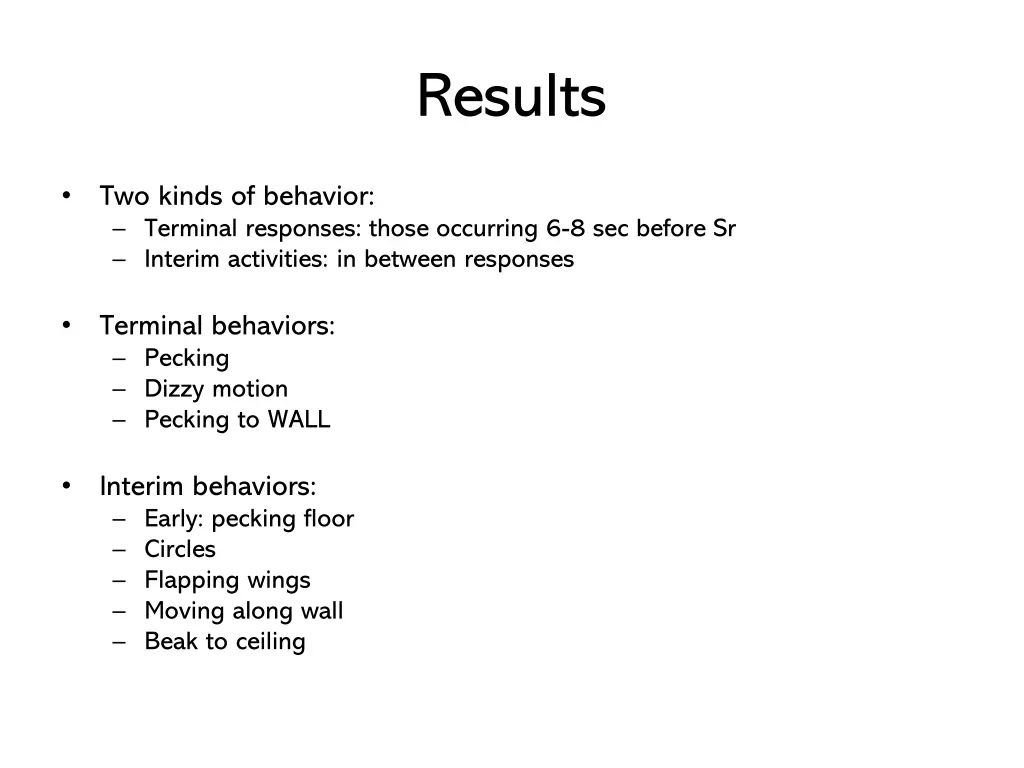 results