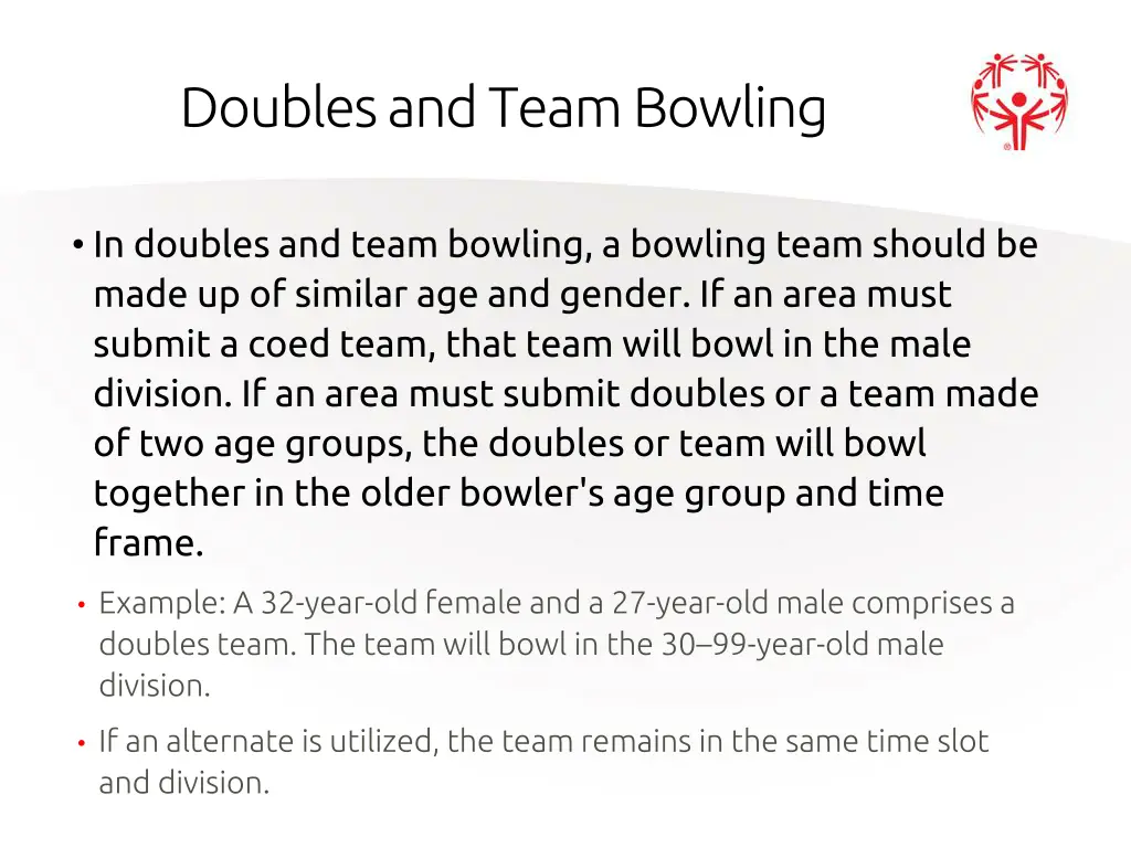doubles and team bowling 2