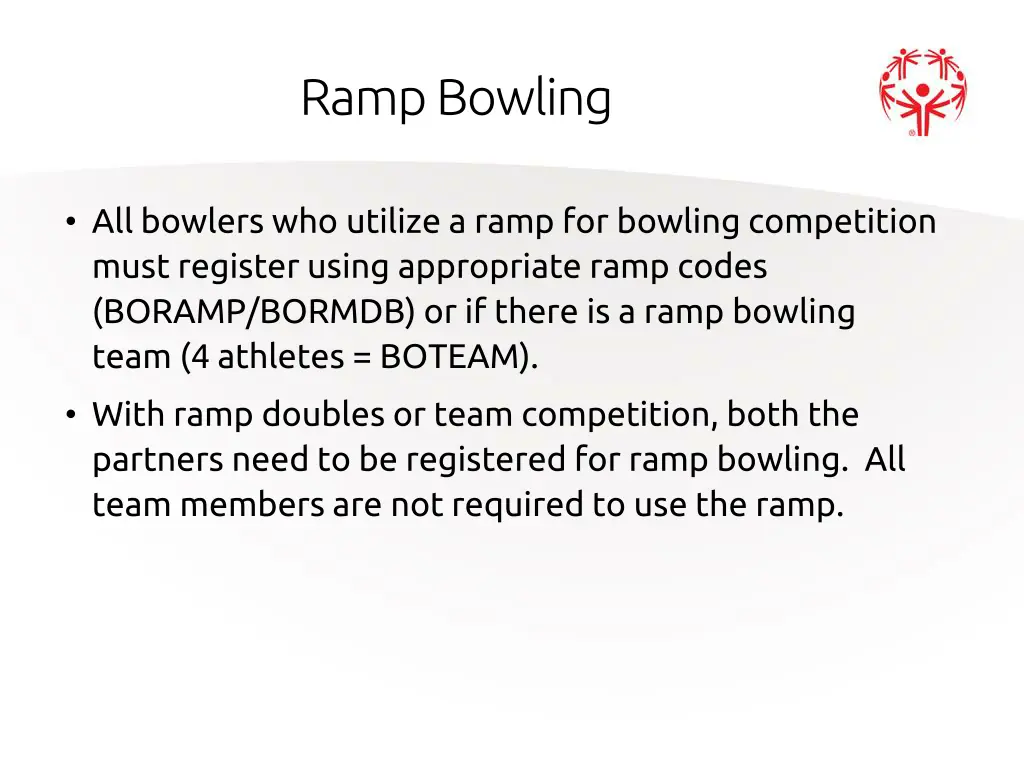 ramp bowling
