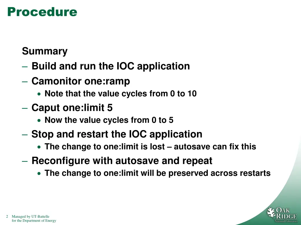 procedure