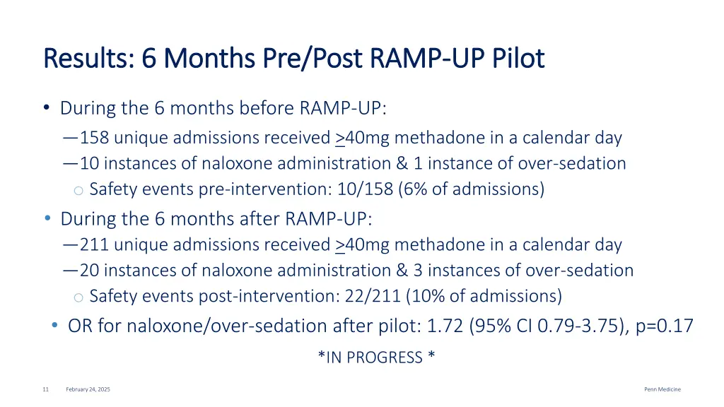 results 6 months pre post ramp results 6 months