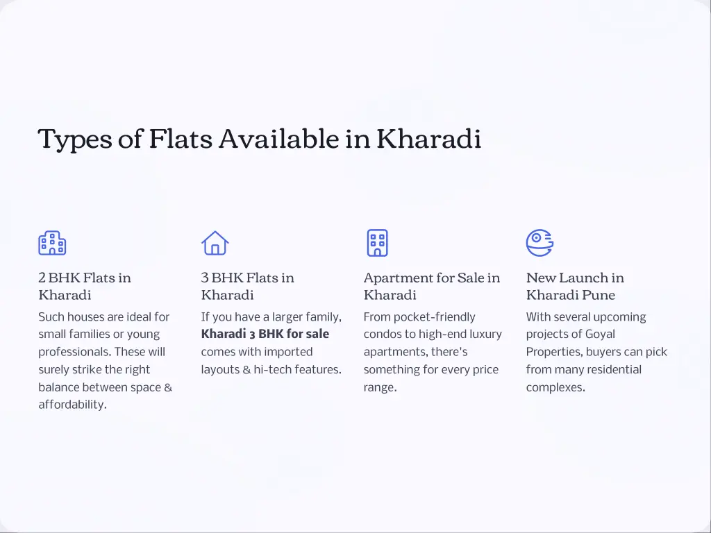 types of flats available in kharadi