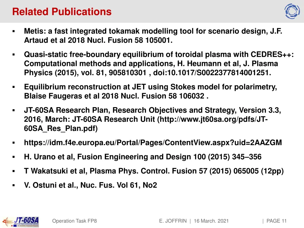 related publications