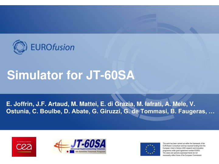 simulator for jt 60sa