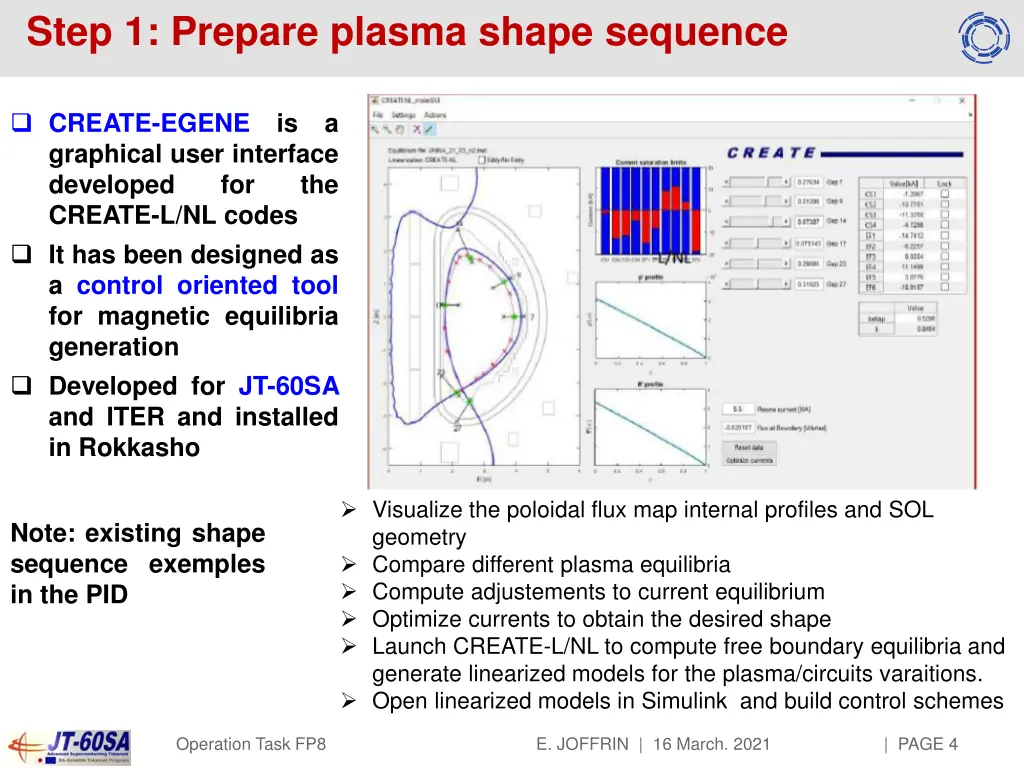 step 1 prepare plasma shape sequence