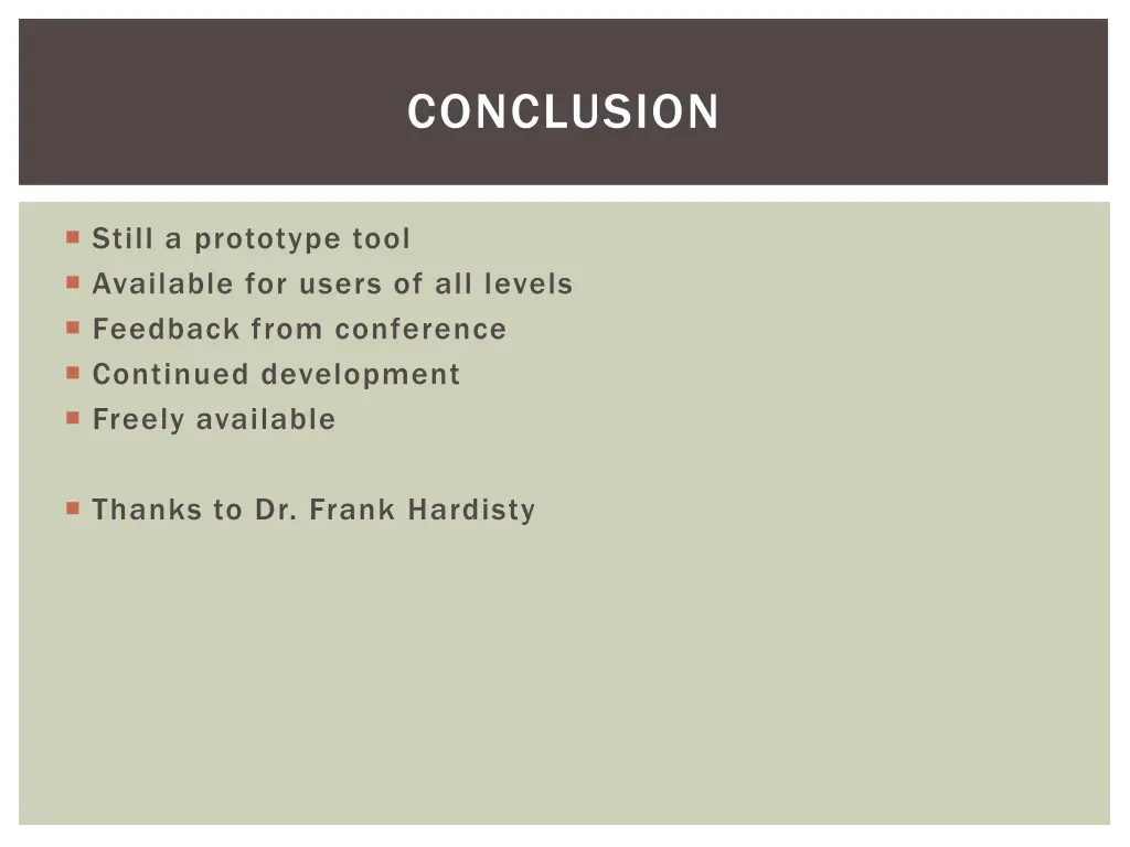 conclusion