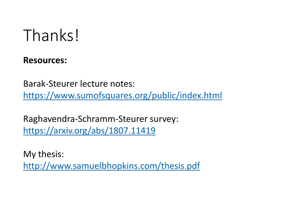 thanks