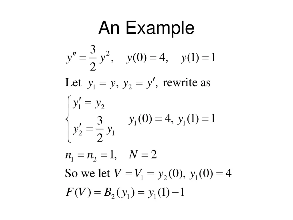 an example