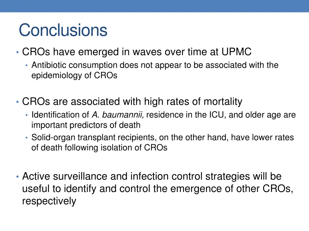 conclusions