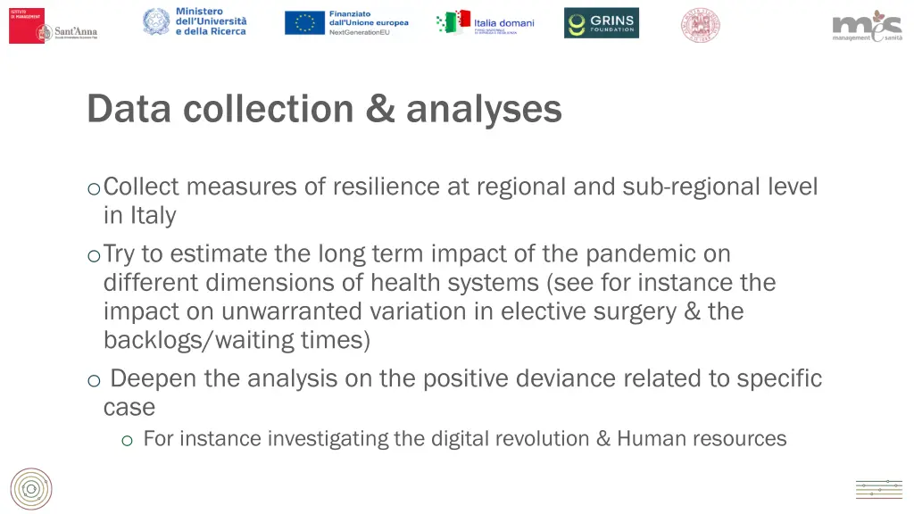 data collection analyses