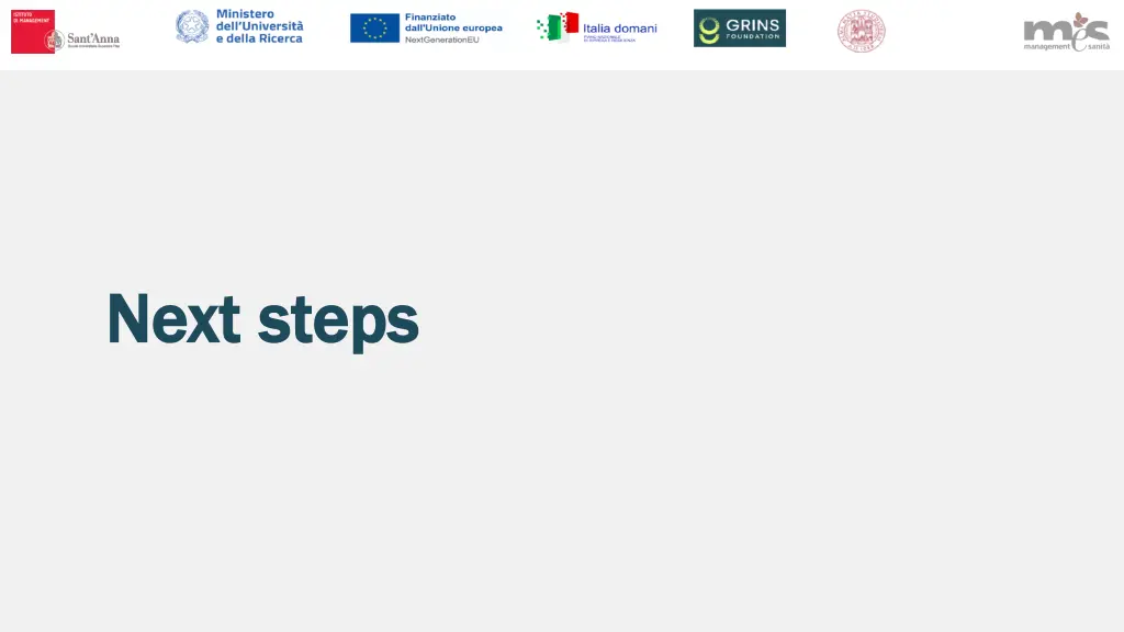 next steps next steps