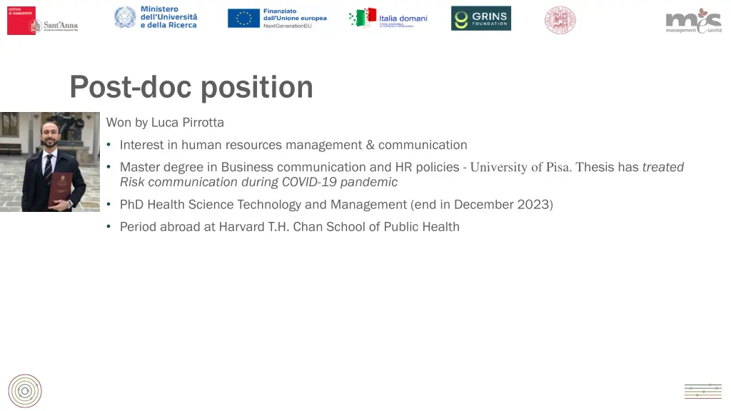 post doc position