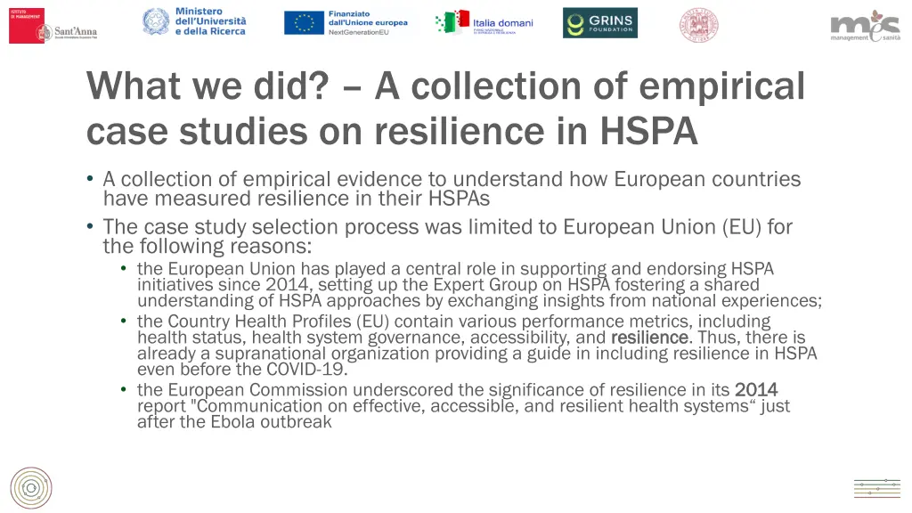 what we did a collection of empirical case 1