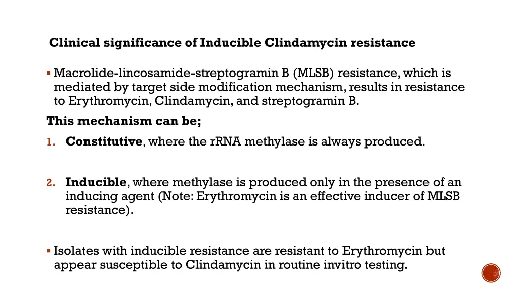clinical significance of inducible clindamycin