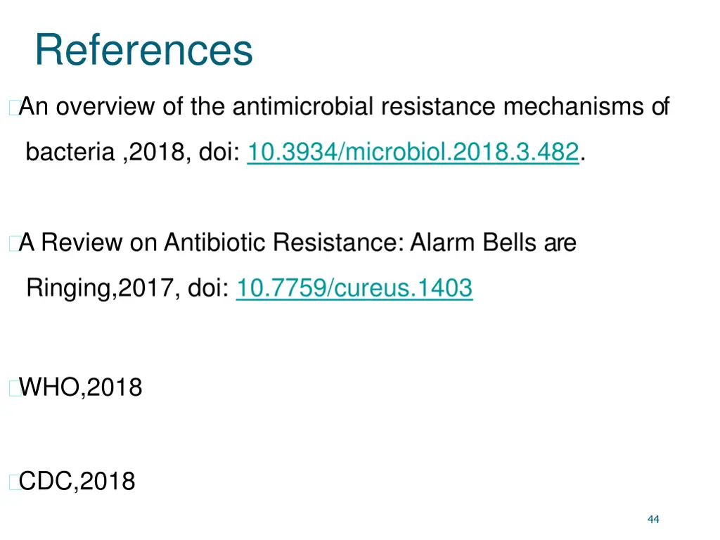references
