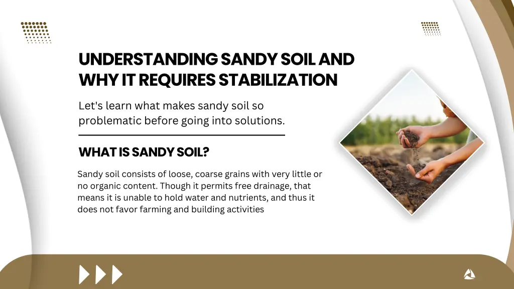 understanding sandy soil and why it requires