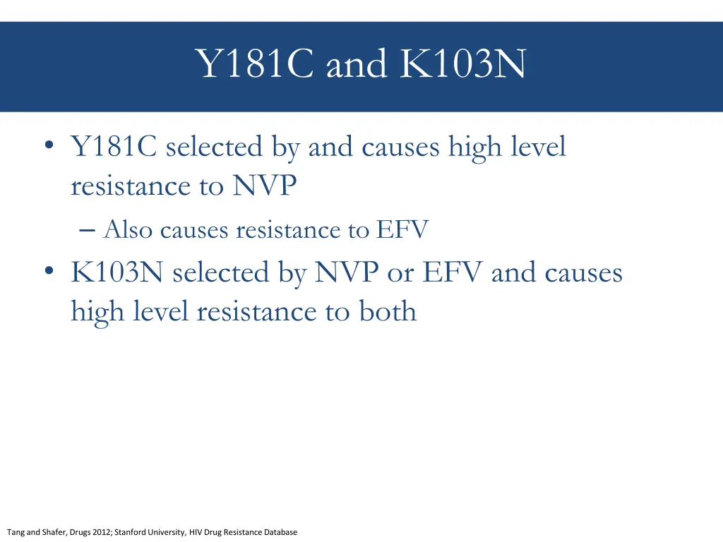 y181c and k103n