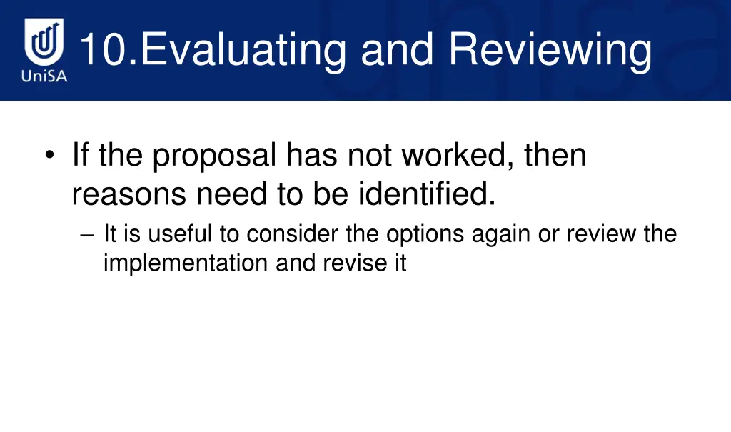 10 evaluating and reviewing 1