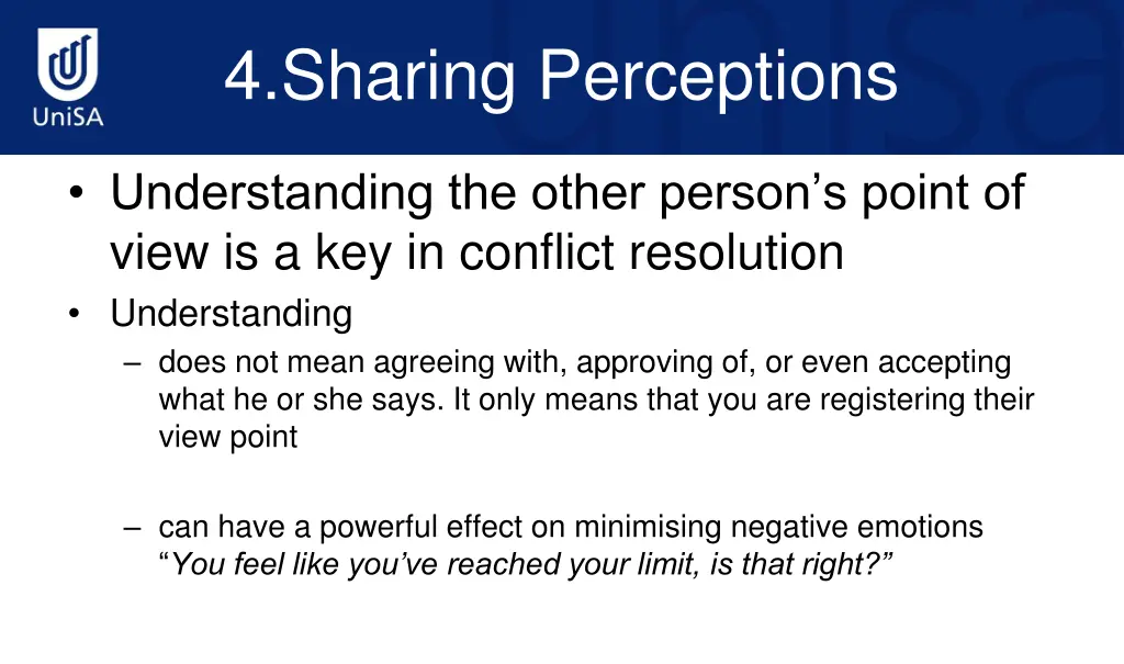 4 sharing perceptions