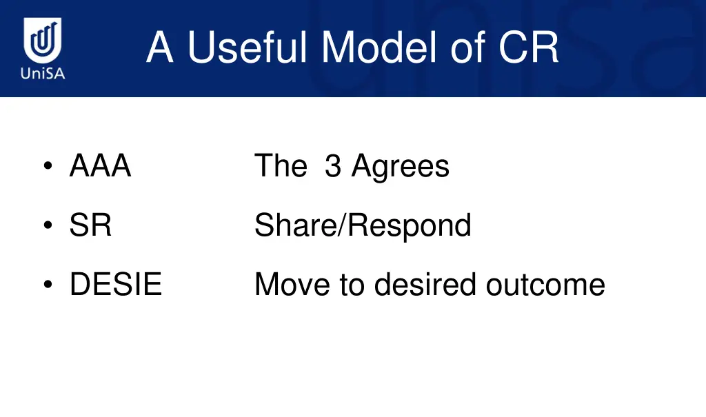 a useful model of cr 2