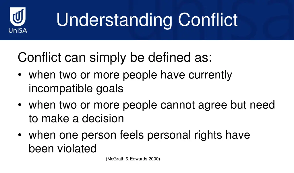 understanding conflict