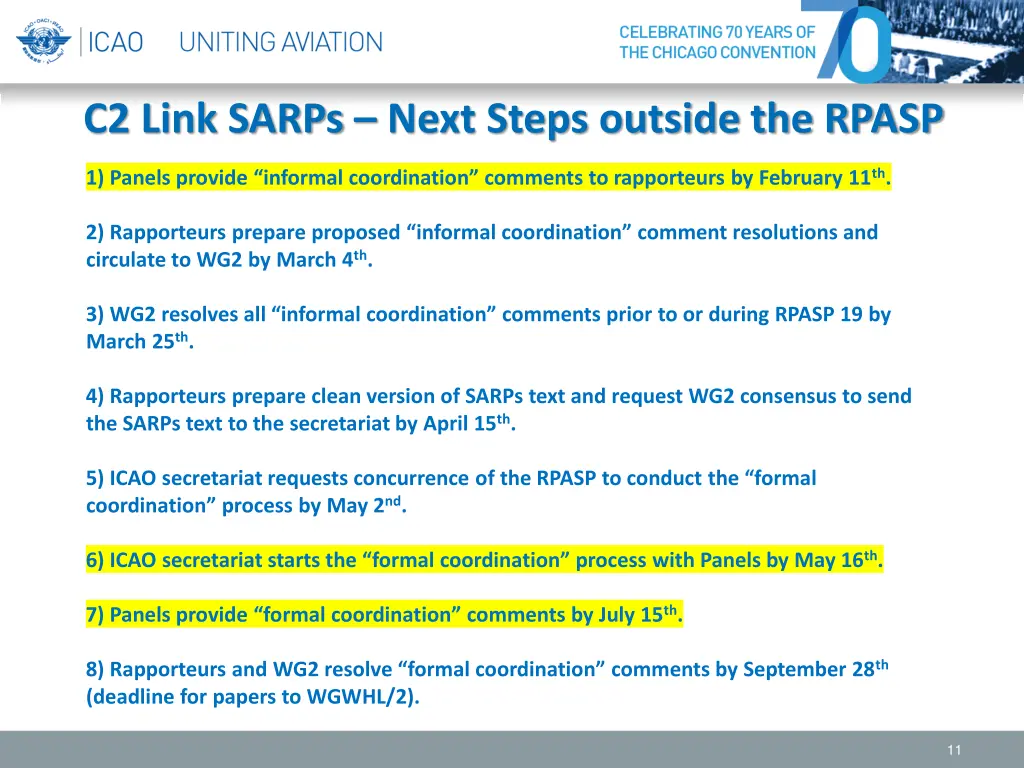 c2 link sarps next steps outside the rpasp