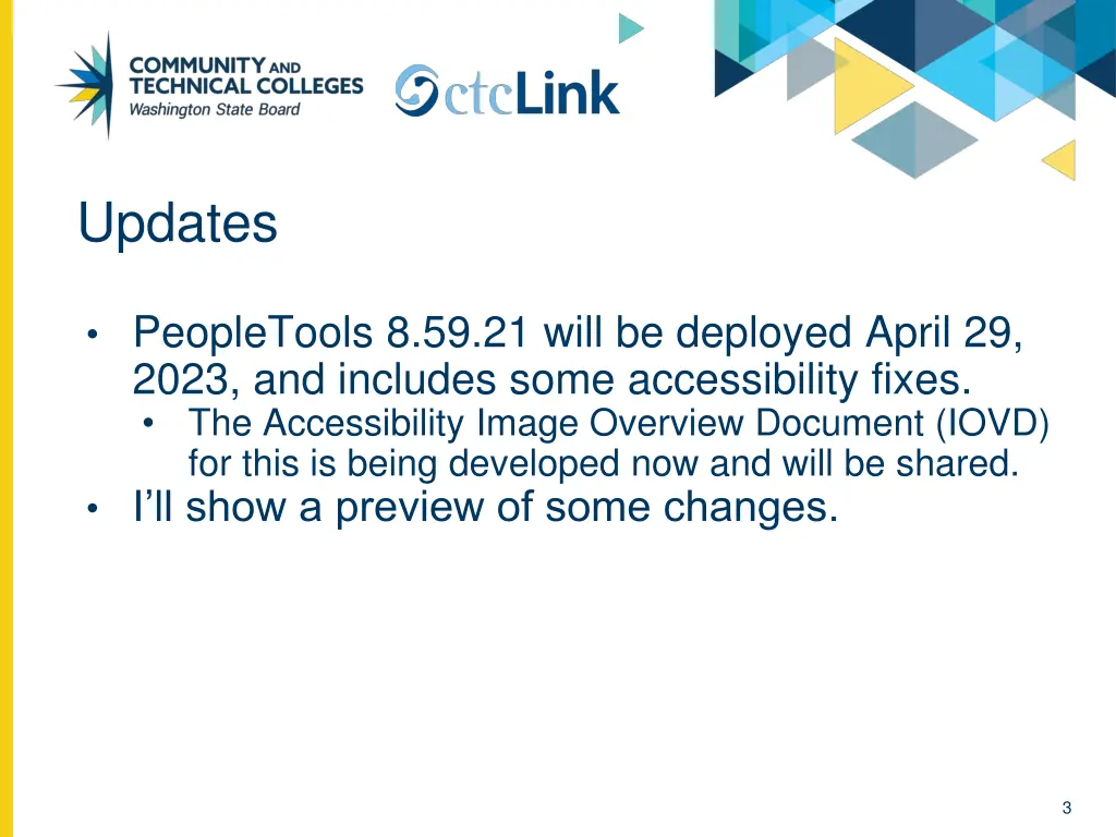 updates