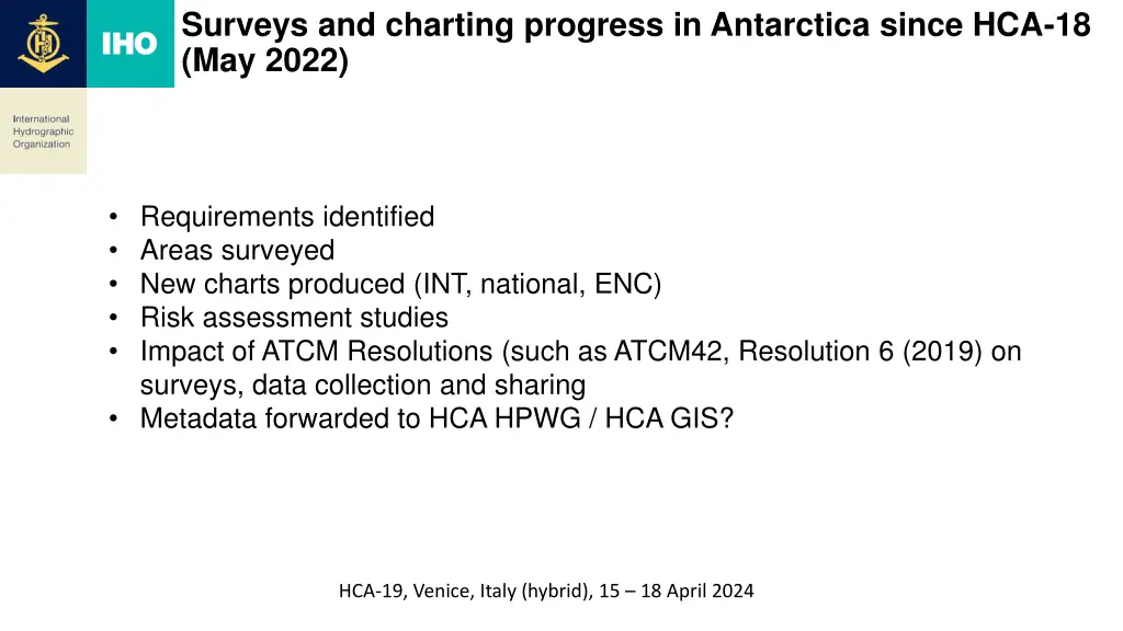 surveys and charting progress in antarctica since